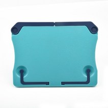 보면대 접이식 휴대용 데스크탑 악보 스탠드 홀더 테이블 탑 쿡 북 조정 가능한 ABS 시트 2021 신제품, 05 Blue