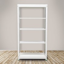영진앵글 철제선반 경량랙 5단 무볼트 조립식 앵글 철제 선반, 800X300, 5단(독립형), 높이1200