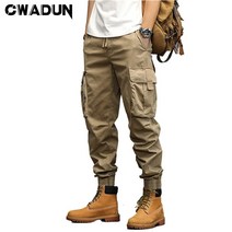 Cwadun 봄여름 전술바지 카고바지 남