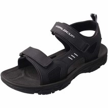 월드컵 월드컵 푹신한 쿠션 2단 벨크로 가죽 스포츠 샌달(남성용) (8548289)