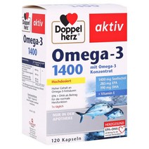 독일 doppel herz 도펠헤르츠 오메가3 1400mg 120캡슐, 1개