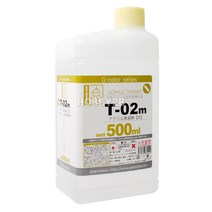 GN86044/ 가이아노츠 [T-02m] 아크릴 신너 (500ml) 모델링 도료 아크릴 신너 희석제
