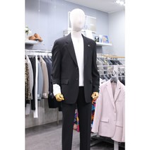 BON 정장 BN3ME263T363BK 블랙 솔리드 시어서커 세미루즈핏 셋업 캐주얼 수트