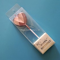하트 별 캔들 장식 특이한생일초 귀여운 공주 생일 브라이덜 생신 백일사진, 다이아몬드 하트 장미 20박스