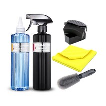 파이어볼 타이어 광택제 사틴 500ml 왁스 광택 드레싱 코팅제 코팅 트림 드레싱제 + 스펀지, A-2 타이어 사틴 500 세트
