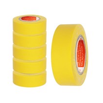 천수테이프 전기 절연테이프 6가지 색상 세트, 1세트(6개-옐로우)