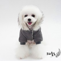 야상 강아지패션 강아지옷 옷 의류 반려동물 반려견의류 메이도기 애견의류 자켓 애견옷 강아지의류 반려견옷, 야상 자켓 / 차콜 XXL