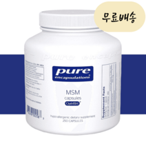 퓨어 인캡슐레이션 MSM 1700mg 250 360캡슐 360개입 × 1개