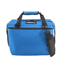AO Coolers 오리지널 소프트 쿨러 고밀도 절연 기능 차콜 12캔, 48-Can, Royal Blue