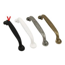 목문 126mm ㄷ자 중형 블랙 가구손잡이 건축용 수납장