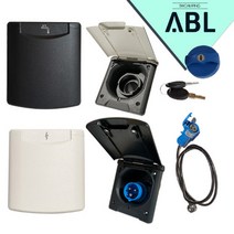 ABL 파워 아울렛 워터 캡 파워 케이블 캠핑카 카라반 모터홈 RV 차박용 오토캠핑용 외부전기 청수주입구, 6-3) 파워 케이블-5m