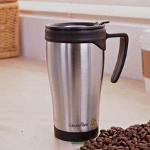 W5936DB이파인 국내산 상급 스테인레스 홈카페 휴대용 선택2번 14oz-410ml 텀블러 스텐 보온보냉 손잡이 보온병 대용량 커피 머그 귀여운 보온 보냉 미니 국산 고급 커피잔 스텐머그 컵, 본상품선택