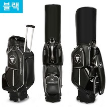 PGM PRECISION X2 바퀴캐디백 남성골프백, 블랙