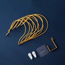 마벨인홈 생활편리 간편 모자걸이 가방 행거 후크, 1세트, 옐로우