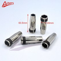 24KD 용접 토치 가스 노즐 디퓨저 및 접촉 팁 홀더 M6x28mm MIG 용접기용 팁 35 개, 03 1.0mm