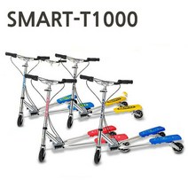 에스보드 휠러스 트라이더 스마트-T1000 트라이더t1000 트라이스키 세발킥보드 양발킥보드 트라이더t-1000, 스마트T1000-블루