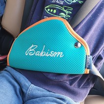 바비즘 BABISM 로고 안전벨트 가드 커버, 브라운