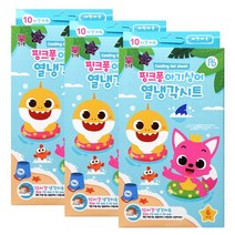 아텍스 캐릭터 열냉각시트 핑크퐁 6매 x 3개 총 18매, 1세트