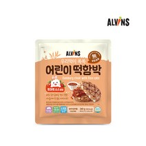 엘빈즈 우리떡이 쏙쏙 어린이 떡함박, 2팩, 떡함박스테이크