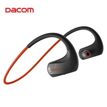 골전도 블루투스 이어폰Dacom Athlete 무선 헤드폰 스포츠 IPX7 방수 블루투스 이어폰 AAC 달리기용 20H, 01 Athlete 2021 RED