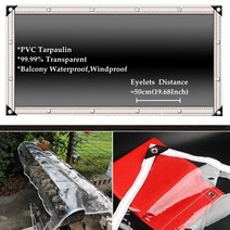 타프스크린 핵사 미니 대형 렉 면 원터치 차박 스크린 캠핑 차량용 타프 0.35mm 99.9% 투명한 PVC 방수포 P, 01 0.35mm PVC Tarp_26 1mx5m