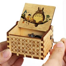 신혼부부오르골 미스터션샤인 오르골 뮤직박스 도매 나무 조각 레트로 문 강 당신은 내 태양 테마 음악 상자 생일 파티 기념 선물, 18 L.M 6