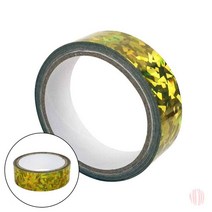 홀로그램테이프3CM 10M 금색 홀로그램테이프3CM 반짝이테이프 반짝이마스킹테이프