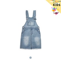 [NIXKIDS(여아) 프릴 오버롤 데님스커트(FKNSDRK932M)