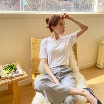 겟잇미 로타 루즈핏 편한 기본 무지 반팔 티셔츠