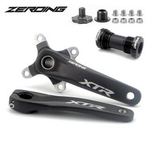 ZEROING 자전거 크랭크 체인휠 104BCD MTB 알루미늄 합금 하단 브래킷 포함 32T 플레이트 170mm, 03 Black Crank BB_01 170mm
