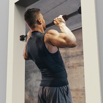 [바디포유] [스포헬스] 흠집방지 턱걸이 문틀철봉, 블랙 [프로스펙스]