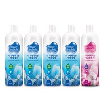 슈가버블 식기세척기 1종 액체 세제 1L x 4p + 헹굼보조제 린스 1L, 1세트