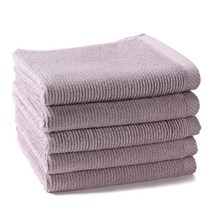 모던리빙 모던뱀부 130g 수건 세면 타올, 5장, 연보라