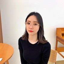 BODAM 인생안경 여자 남자 알작은 안경테 하금테 하은테 반뿔테 블루라이트 차단 안경