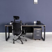 TS 데임 LPM B형 타공형 책상 1400x800.티에스퍼니처(무료배송), 블랙프레임／차콜