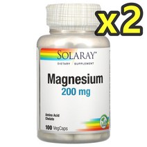 솔라레이 마그네슘200mg 100캡슐 2개