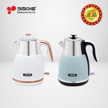 키친아트 렉스 무선 전기포트/티포트/커피포트(KP-581/KP-583), 민트, 1600ml, 민트(kp-581)