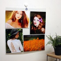 PHOTO GALLERY 투명비닐 포토 프레임 정사각 비닐액자, BN574_CLEAR FRAME