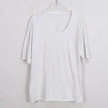 마이시즌 여성 머츠 유넥 반팔 티셔츠