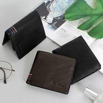 50대아빠선물 갓성비 가죽반지갑 가벼운 컴팩트한 미니멀 댄디한 중년