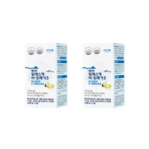 애터미 알래스카 오메가3 건조한 눈 중성지방 영양제 건강기능식품 오미가3 에터미 아토미 오매가삼, 2박스