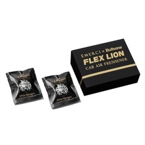 에멜시 X 불스원 플렉스라이언 차량용방향제 리필세트 1+1, 시트러스 2개