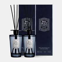 부케가르니 대용량 실내디퓨저 실내방향제 500ml 소프트코튼 향, 소프트코튼 향 1개, 화이트머스크 향 1개, 부케그린리프디퓨저 150ml 증정(향 랜덤)