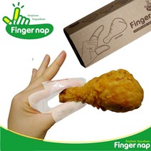 핑거넵 일회용 손가락 장갑 치킨 비닐 미니위생, 100매