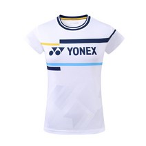 사계절 운동복 yy 배드민턴복 복장 배드민턴복 세트 남녀 배구복 테니스 커스텀 인라인 에어 맥스, 04 32B여-화이트 단품 상의
