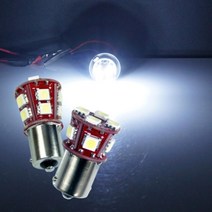 자동차 순정 램프 DIY 교체용 국산 LED 전구 캠핑카 버스 화물차 트럭 트레일러 픽업, 레드LED 12V용 9발 싱글, 상세페이지참조
