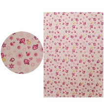 패브릭 스티커, 핑크 머쉬룸