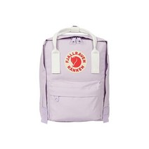 Fjallraven 칸켄 미니 클래식 에브리데이 백팩 로열 블루-플라밍고 핑크, Pastel Lavender-cool White, Pastel Lavender-cool White