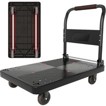 프리미엄 대형 접이식구르마 900*600 이동식 특대형 대차 카트 접이식 구르마 핸드카 손수레 운반용 택배용, 900*600 5인치 TPR 바퀴