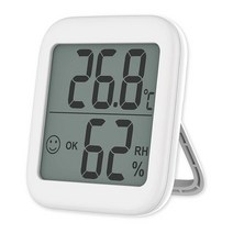 TOP Humidity Meter Room Thermometer Indoor Room Temperature Monitor For And Monitor, 01 White